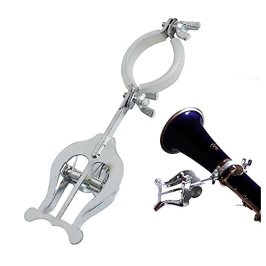 Wenmin Soporte para música de Banda de Marcha - Soporte de fijación Universal para Libros de música de Metal para Oboe - Clip de música de Marcha Ligero para músicos, Soporte de música para Clarinete