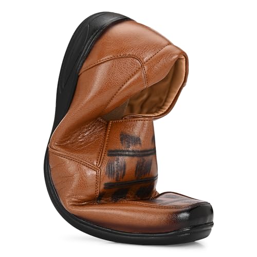 Image of Centrino Slip-on Men's Formal Shoe | Stylish with Soft Cushioned Insole | Trendy Non Lace-Up Design | Perfect for Formal & Office Wear (7680)