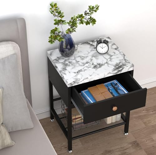 Image of WISDOM White & Black Marble Wallpaper Peel and Stick Contact Paper for Countertops Waterproof Self-Adhesive Marble Wallpaper for Kitchen Desk Cabinet (White Fiber Marble, 12x72 Inch)