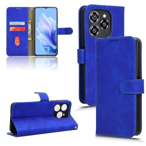 Étui en cuir PU Oukitel C50 style portefeuille finitions soignées