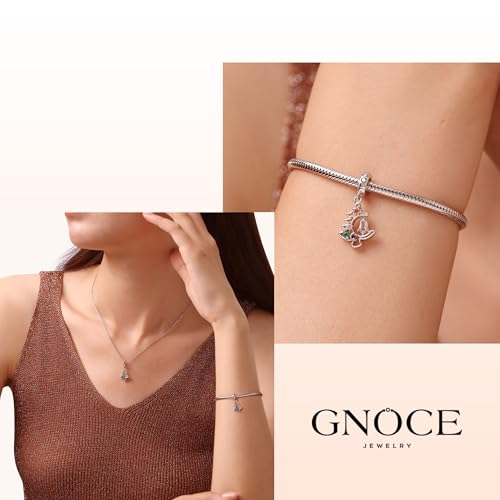 Image of GNOCE Christmas Charm Sterling Silver Pendant Bead