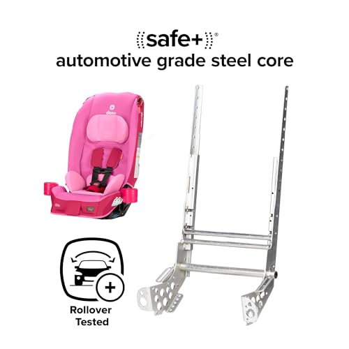 Image of Diono Radian 3R, All-in-One Convertible Car Seat, Rear and Forward Facing, 10 Years 1 Car Seat, Slim Fit 3 Across, Pink Cotton Candy