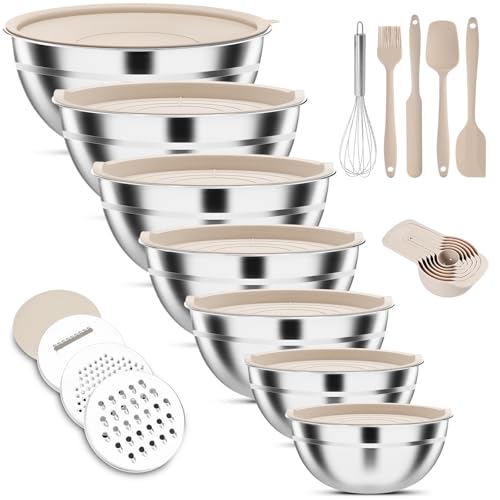 ENVTEK 7-Piece Stainless Steel Bowls