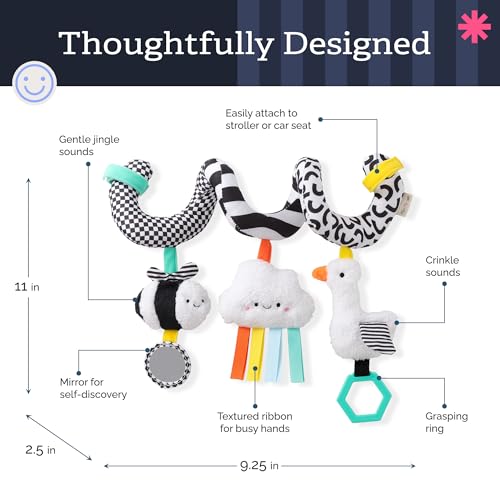Itzy Ritzy High Contrast Spiral Toy