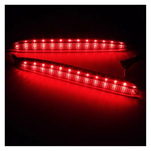 Luces intermitentes para Mazda 6 GG 2003-2008 y reflector de parachoques trasero LED negro 4