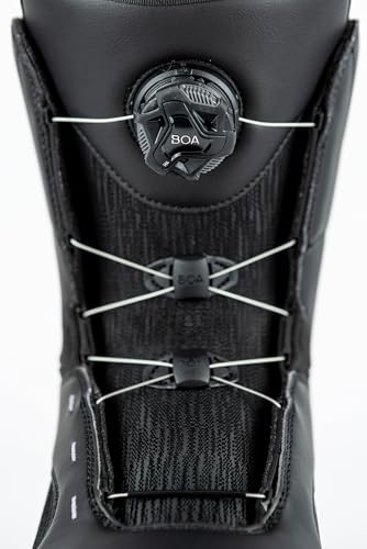 Nitro Flora Boa Womens Snowboard Boots, Black, 10 (27.5)