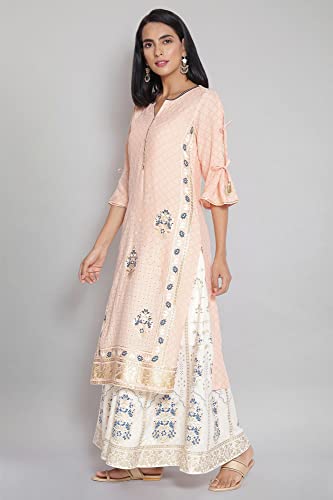 Image of Aurelia Women's Rayon Printed Regular Kurta