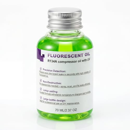 Gulfmew UV AC Leak Detector Dye for Automotive Refrigerant Systems 70 ml