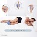 FIT&CANNY Almohada Ortopédica 100% Espuma Viscoelástica para dolores de rodillas, piernas y...