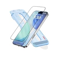 FLOLAB NanoArmour ONETIME PRO for iPhone 17 Pro Max Screen Protector, Anti-Reflective,PolarSpectra Anti-Rainbow, Tempered Glass, Ultra Clear, Infinity Edge, Easy Install, Reinfored-Edge