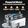 VIVOHOME 6-in-1 Stand Mixer, 8.5 Quart Electric Tilt-Head Kitchen Mixer with Bowl, Multifunctional Food Mixer for Cake, Bread, and Dough, with Meat Grinder, Blender, Pasta Maker Attachments, Silver