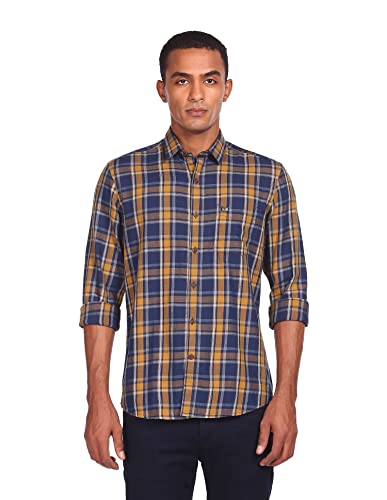 Image of Arrow Men's Slim Shirt (ASACSH4085 Khaki 39)