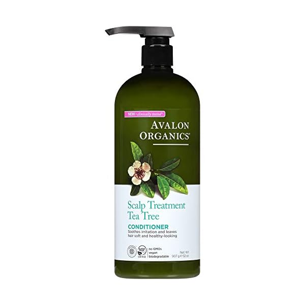 Avalon-Organics-Conditioner-Scalp-Treatment-Tea-Tree-32-Oz Avalon Organics Conditioner, Scalp Treatment Tea Tree, 32 Oz