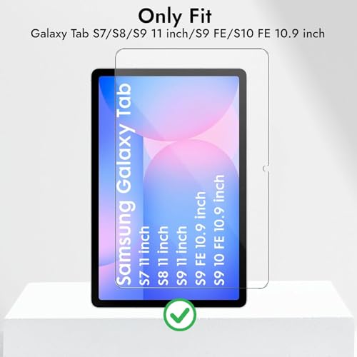 Image of Argus Premium Tempered Glass for Samsung Galaxy Tab S9 FE /S10 FE / S9 / S8 /S7 10.9 inch Screen Protector Guard for Samsung Tablet - Pack of 1