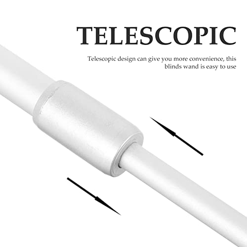 Zerodeko Vertical Blind Wand Blinds Replacement Parts Window Blind Tilt Rod Telescopic Vertical Wand Control Handle Stick With Hook And Grip For Blind Opener Accessory #TOP2