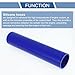 X AUTOHAUX 1 Pcs Straight Coupler Silicone Hose 57mm/2.24