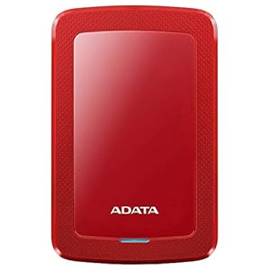 ADATA HV300 - 2 TB, externe Festplatte mit USB 3.2 Gen.1, rot