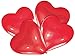 Produktbild Amscan 48305 Latexballons Herzen, Rot