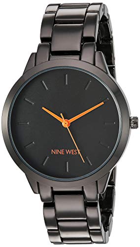 Nine West Women's Gunmetal Bracelet Watch, NW/2435ORGY