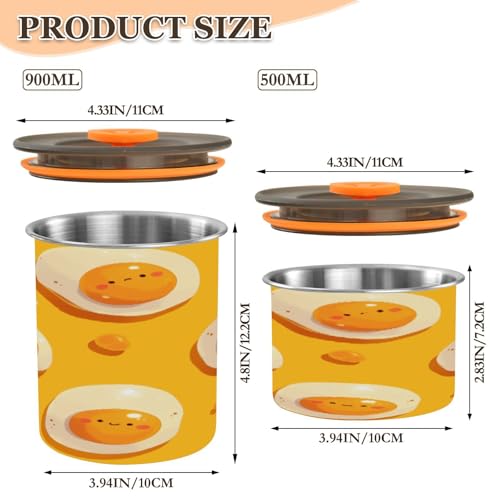 Envase hermético de acero inoxidable para café 900ml miniatura 2