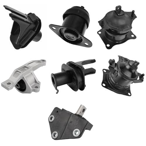 TRQ Engine Transmission Motor Mount Kit Set of 7pc for 2007 - 2008 Acura TL Auto AT