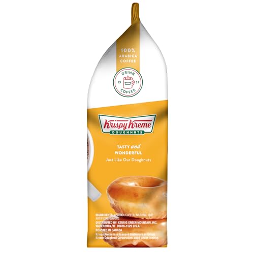 Krispy Kreme Doughnuts Original Glazed Donut Ground Coffee, Bagged 12oz