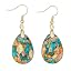 Blue Orange Jasper Waterdrop