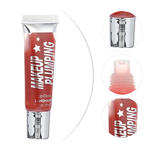 Lurrose Chupeta Óleo 8Pcs Umidade Brilho Labial Frutas de Alta Gloss Lip Glosses Hidratantes Lip Glo