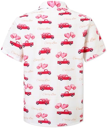 Image of Cromoncent Matching Hawaiian Outfits for Family, Dad and Son Matching Luau Beach Tropical Shirts Mommy Daughter Tropical Sets