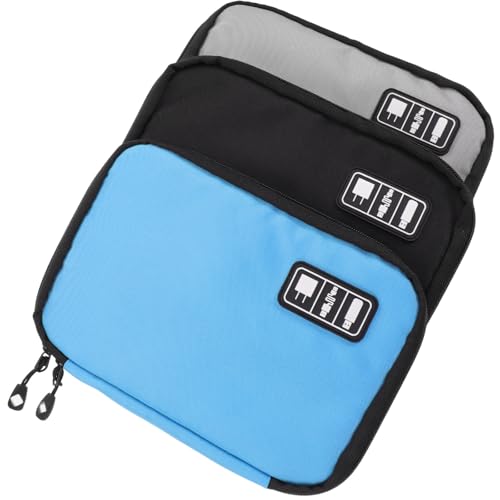 Organisateur de bagages 3pcs jojofuny en nylon et filet pour voyage