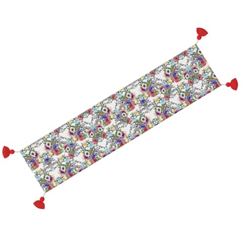 Chemin de table fleurs sauvages pour protéger et embellir votre table à manger - 3