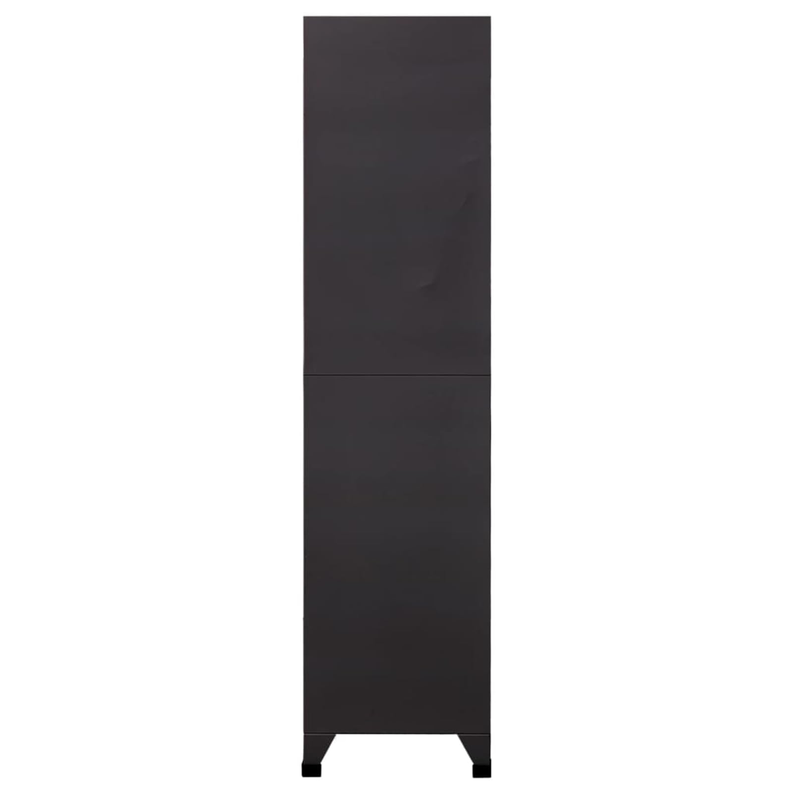 Gecheer Casiers vestiaires, casiers métalliques, vestiaire, armoire en acier, armoire avec 12 casiers en acier, armoires de rangement, gris anthracite et blanc, 90 x 45 x 180 cm
