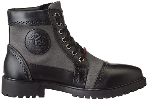 Image of Royal Enfield Military Vibe Boots Brown & Navy