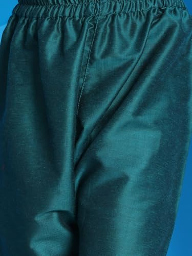 Image of VASTRAMAY Boys' Kurta Pyjama Set | Georgette Kids Ethnic Festive Outfit | Traditional Outfit