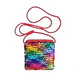MaNeaz 13 * 11.5cm bolso bandolera con lentejuelas retro, accesorio, carnaval, fiesta temática