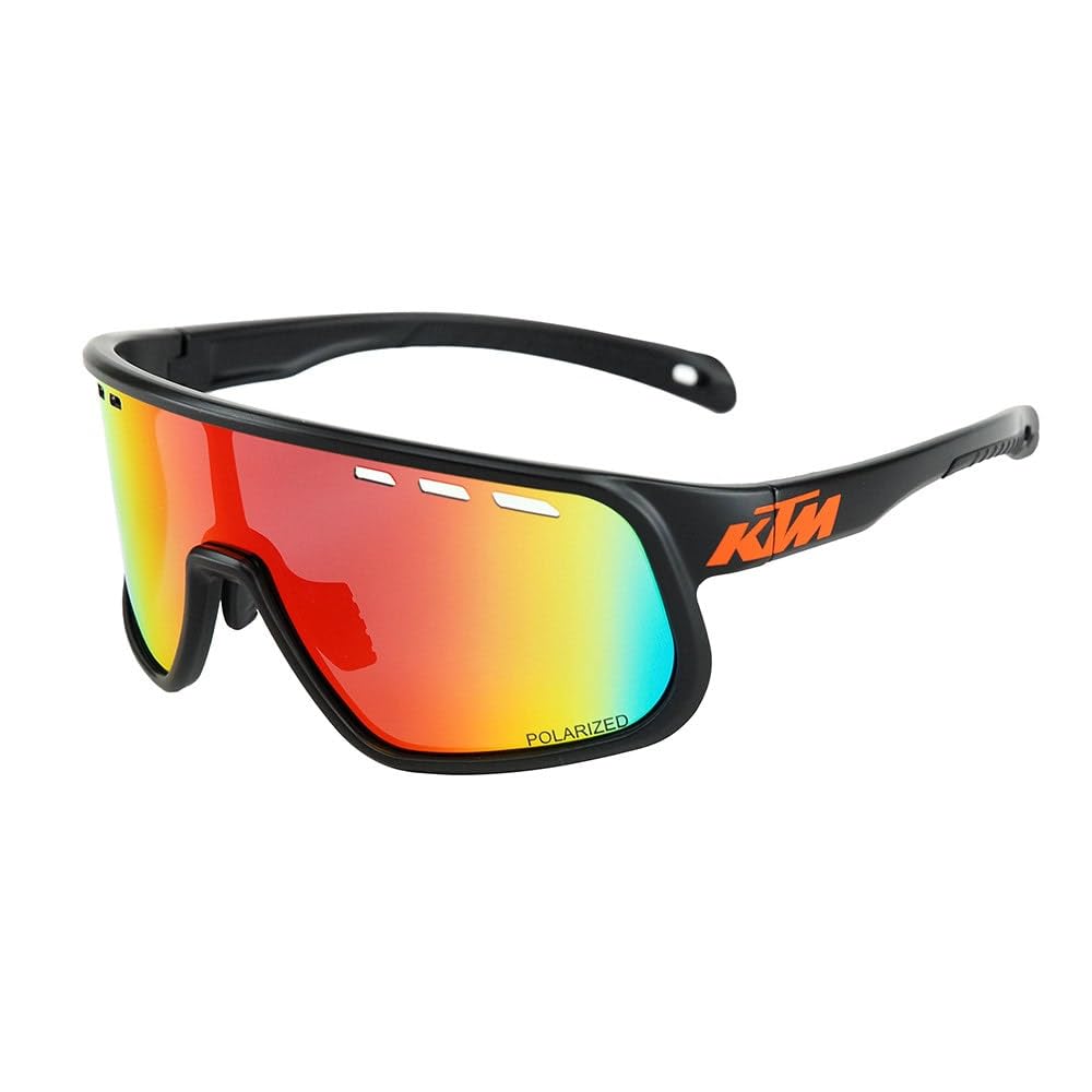 KTM Factory Enduro II Sonnenbrille polorized c3 REVO ROT schwarz matt/orange