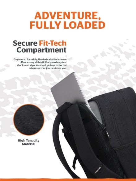 Image of Wildcraft Drifter 45 Laptop Backpack Bag for Man & Women, 45L Ideal bags for men Office use /School /College Boys and Girls, 4 Compartment Bag