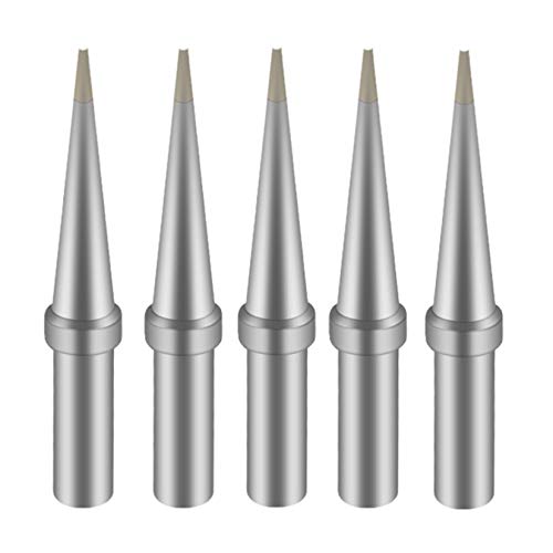 Kzerlly 5pcs set ET Series Soldering Iron Tips Compatible with Weller WESD51 WES51 PES51(ET-O)