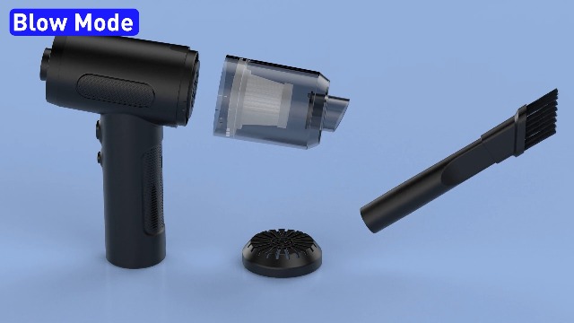 Compressed Air Duster, Mini Vacuum Cleaner Electric Air Duster