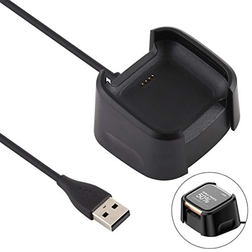 Happyshopping Smart Wear Charger for Fitbit Versa 2 Charger Charging Dock Base St
