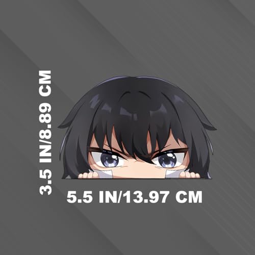 Image of Solo Leveling Peeker Anime Manga Decal Water Resistant Sticker Indoor Use Ideal for Laptop Window (Chibi Sung)
