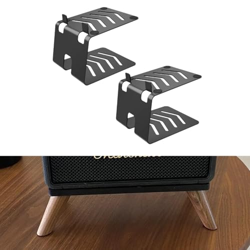 Support de haut-parleur de bureau métallique base stable style A - 5