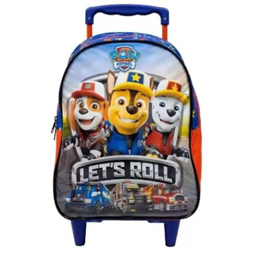 Mochila com Rodinhas 16 Paw Patrol Patrulha Canina 10780 - Xeryus