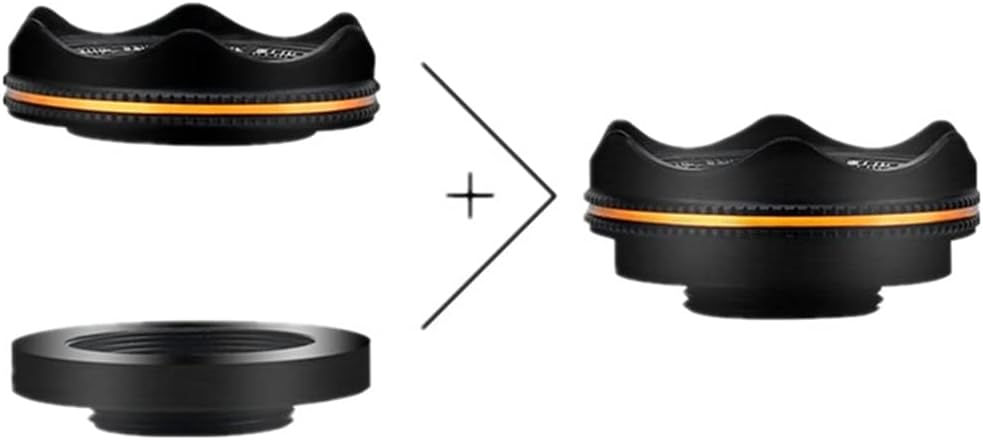 Universal 3 in 1 Phone Camera Lens Kits 210 Degree Fish Eye Lens 0.6X Wide Angle 15X Macro Lenses for Most of Smartphones