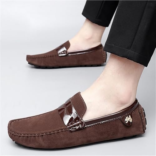 Mens Travel Loafers Shoes Breathable Suede Vamp Slip On Comfortable Driving Style Casual Events Business Outdoors Wedding4