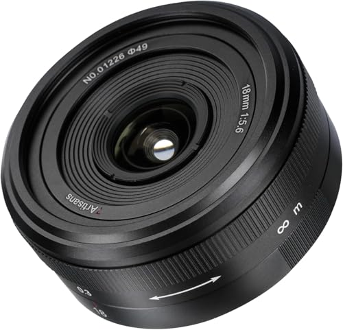 7artisans Lente Prime de enfoque manual de marco completo gran angular de 18 mm f/5.6 para cámaras Nikon Z Mount Mirrorless