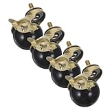 Roulettes de meubles - vous pouvez facilement installer la roue sur les pieds de vos meubles, pour faciliter le déplacement, roulettes remplaçables