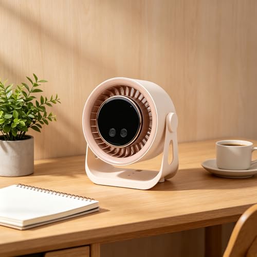 Ventilador de escritorio silencioso Tosuny con batería USB portátil para teletrabajo 3