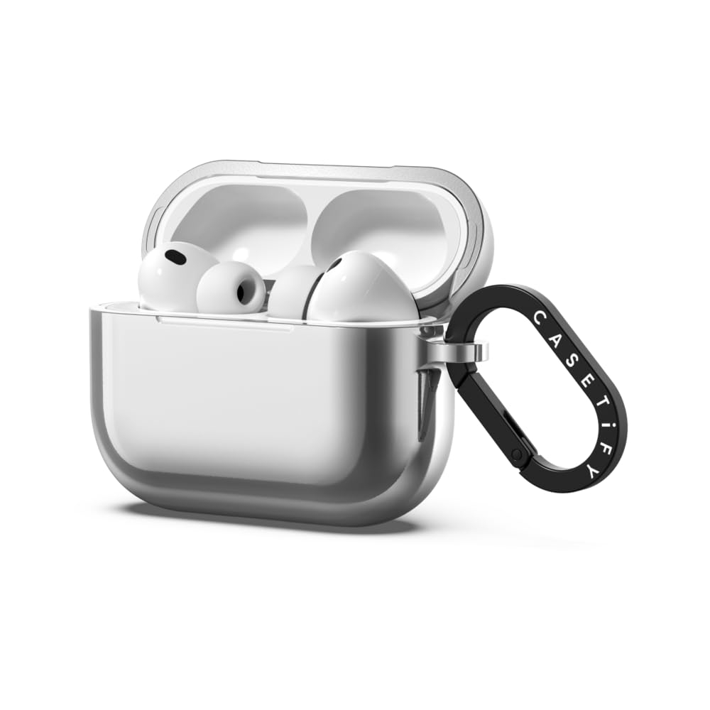Amazon | CASETiFY ミラー ケース AirPods Pro 3 - シルバー