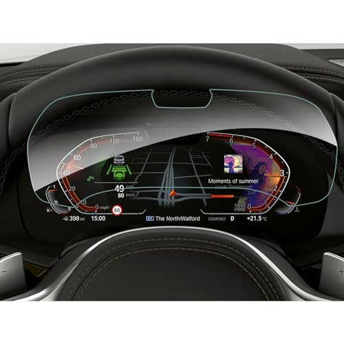 SHAOHAO Compatible with BMW 3 Series G20 2020-2023 Car Navigation Screen Protector 12.3 Inch GPS Transparent Protective Film